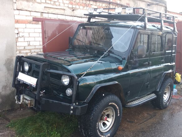 2013 УАЗ Хантер 315195, зелёный, 1700000 рублей - вид 1
