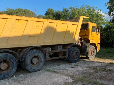 2007 КамАЗ 65201, жёлтый, 2000000 рублей, вид 1
