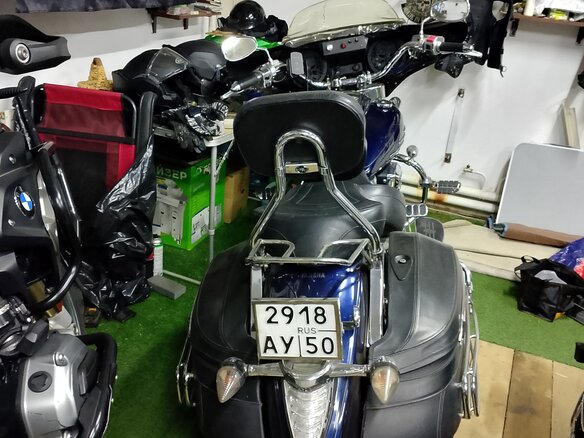 2007 Yamaha XV 1900, синий, 850000 рублей - вид 1