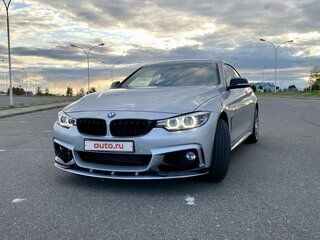 2017 BMW 4 серии 430i xDrive F32/F33/F36 Рестайлинг, серебристый, 2430000 рублей, вид 2