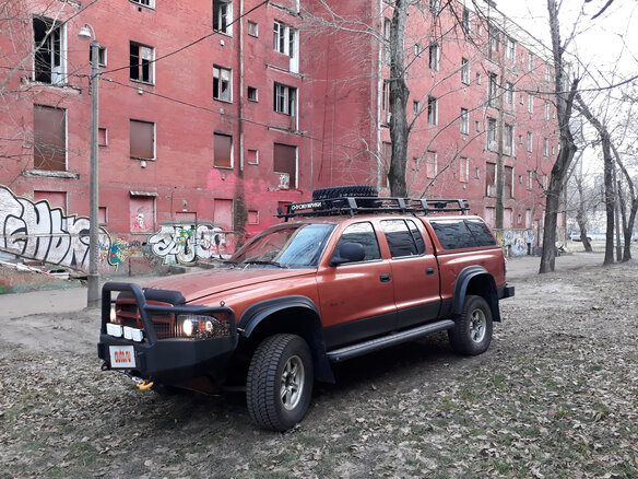 1999 Dodge Dakota II, оранжевый - вид 22