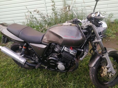 1998 Honda CB 400 Super Four, серебристый, 280000 рублей, вид 4