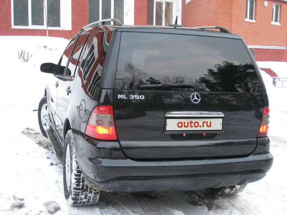 2004 Mercedes-Benz M-Класс 350 I (W163) Рестайлинг, чёрный - вид 7