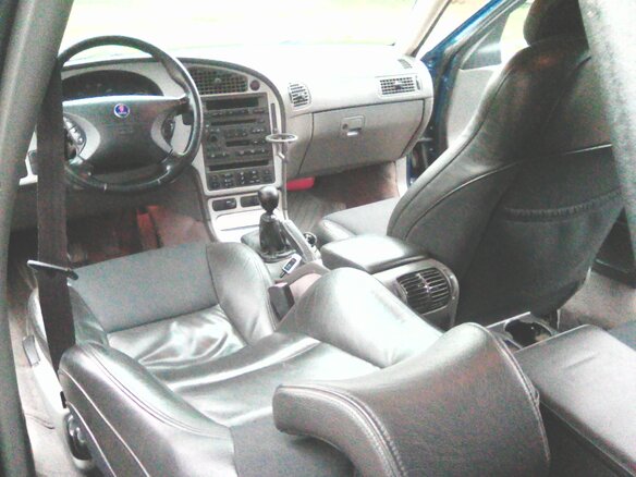2002 Saab 9-5 I Рестайлинг, синий - вид 7