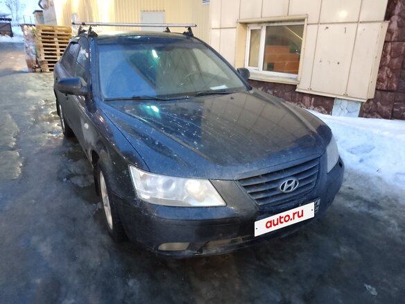 2008 Hyundai Sonata V (NF), чёрный, 370000 рублей - вид 3