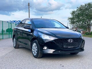 2020 Hyundai Solaris II Рестайлинг, чёрный, 1550000 рублей, вид 2