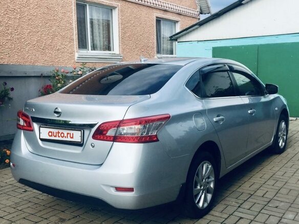 2015 Nissan Sentra VII (B17), серебристый, 1180000 рублей - вид 1