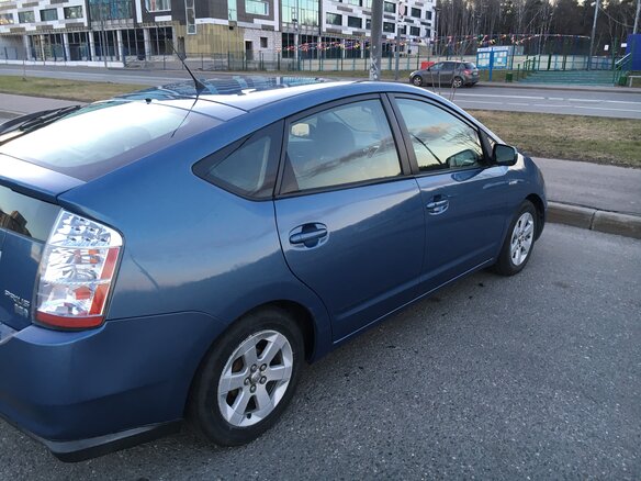 2007 Toyota Prius II (XW20), голубой - вид 1