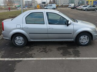 2014 Renault Logan I Рестайлинг, серый, 570000 рублей, вид 4