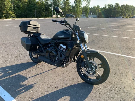 2018 Kawasaki EN650 Vulcan S, чёрный, 990000 рублей, вид 1
