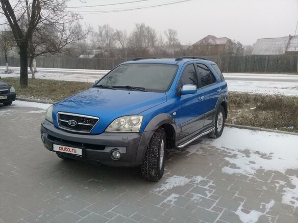 2005 Kia Sorento I, синий - вид 3