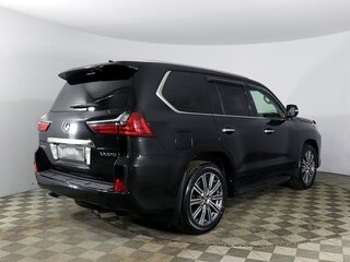 2017 Lexus LX 570 III Рестайлинг 2, чёрный, 8100000 рублей, вид 5