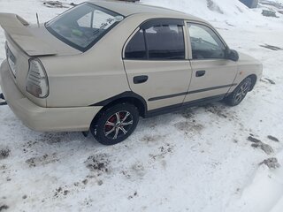 2006 Hyundai Accent ТагАЗ II, бежевый, 400000 рублей, вид 2