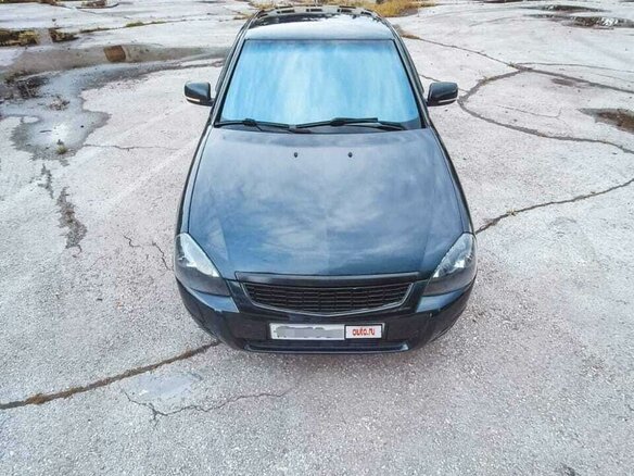 2008 Lada (ВАЗ) Priora I, чёрный, 340999 рублей - вид 2