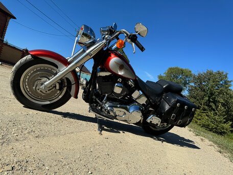 2000 Harley-Davidson Fat Boy, красный, 1000000 рублей, вид 3