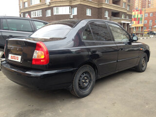 2011 Hyundai Accent ТагАЗ II, чёрный, 370000 рублей, вид 3