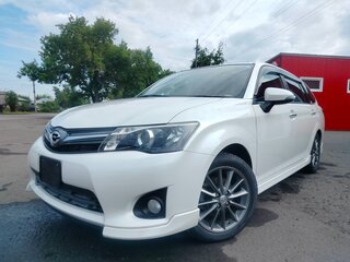 2013 Toyota Corolla Fielder XI (E160, E170, E180), белый, 1450000 рублей, вид 4