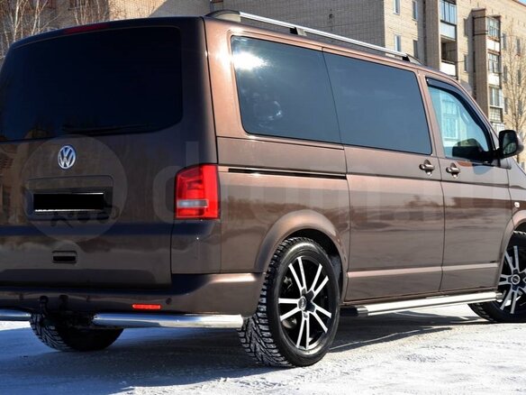 2010 Volkswagen Multivan Long T5 Рестайлинг, коричневый - вид 2