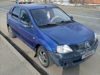 2007 Renault Logan I, синий, 320000 рублей, вид 1
