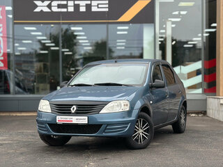 2014 Renault Logan I Рестайлинг, голубой, 429000 рублей, вид 1