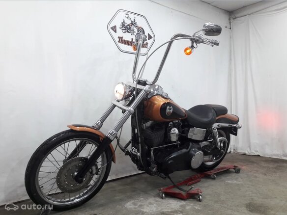 2008 Harley-Davidson Dyna Wide Glide, золотистый - вид 7
