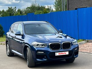 2018 BMW X3 30i xDrive III (G01), синий, 3300000 рублей, вид 3