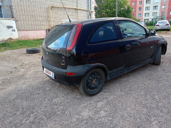 2002 Opel Corsa C, чёрный, 200000 рублей - вид 5