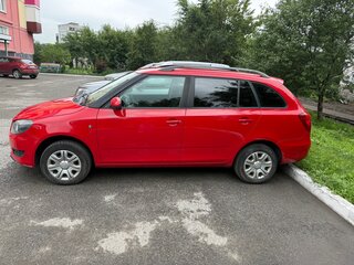 2014 Skoda Fabia II Рестайлинг, красный, 650000 рублей, вид 4