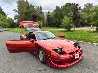 1991 Mitsubishi GTO I (Z16A), красный, 1400000 рублей, вид 2