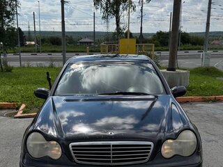 2004 Mercedes-Benz C-Класс 180 Sequentronic II (W203), чёрный, 350000 рублей, вид 1