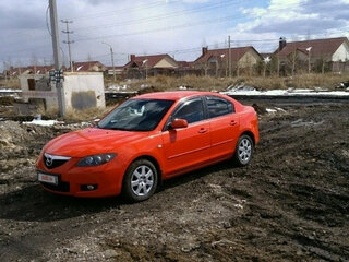 2008 Mazda 3 I (BK) Рестайлинг, красный, 545000 рублей, вид 4