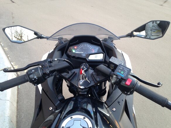 2013 Kawasaki Ninja 300, белый - вид 1