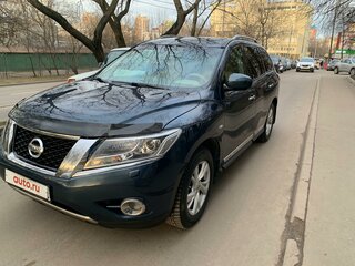 2014 Nissan Pathfinder IV, синий, 1650000 рублей, вид 3