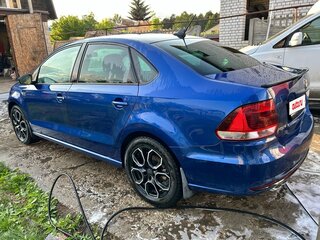 2019 Volkswagen Polo V Рестайлинг, синий, 1300000 рублей, вид 5
