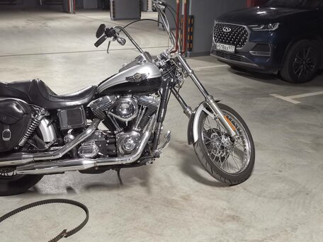 2003 Harley-Davidson Dyna Wide Glide, серебристый, 600000 рублей, вид 2