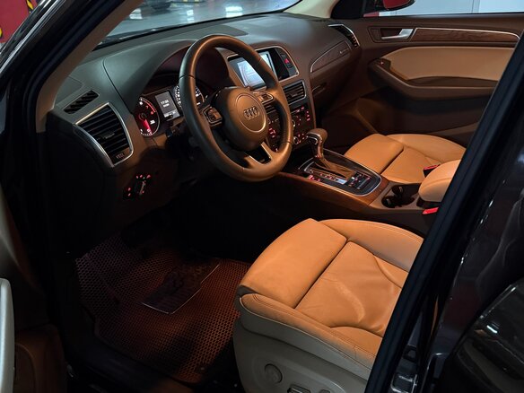 2013 Audi Q5 I (8R) Рестайлинг, коричневый, 1650000 рублей - вид 11