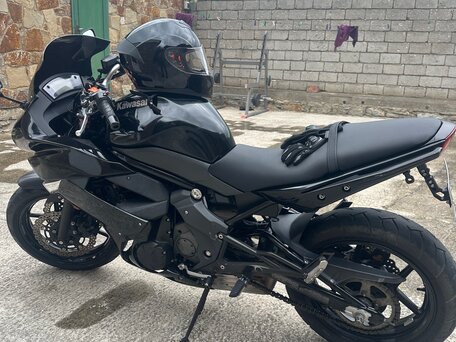 2011 Kawasaki ER-6F (Ninja 650R), чёрный, 400000 рублей, вид 3