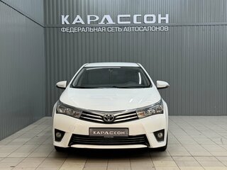 2013 Toyota Corolla XI (E160, E170, E180), белый, 1229000 рублей, вид 3