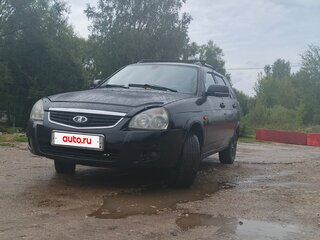 2010 Lada (ВАЗ) Priora I, чёрный, 210000 рублей, вид 1