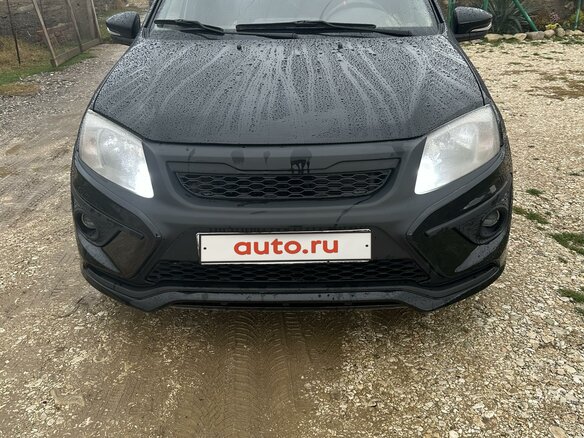 2015 Lada (ВАЗ) Granta Sport I, чёрный, 680000 рублей - вид 1