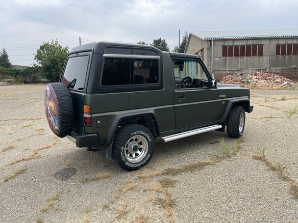 1991 Daihatsu Rugger I, зелёный - вид 20