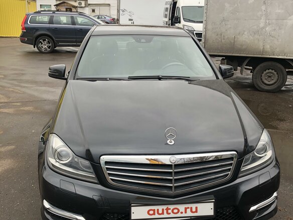 2012 Mercedes-Benz C-Класс 180 BlueEFFICIENCY III (W204) Рестайлинг, чёрный - вид 2