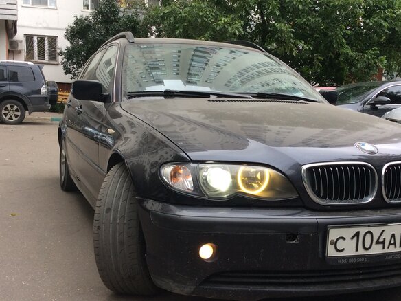 2004 BMW 3 серии 316i IV (E46) Рестайлинг, чёрный