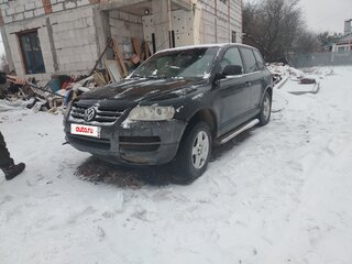 2005 Volkswagen Touareg I, чёрный, 535000 рублей, вид 1