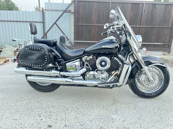 2007 Yamaha XVS1100, чёрный, 650000 рублей - вид 6