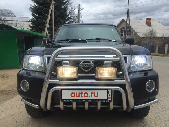 2005 Nissan Patrol V (Y61) Рестайлинг, чёрный
