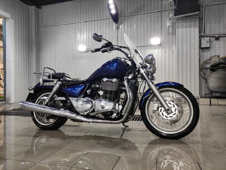 2010 Triumph Thunderbird 1600, синий, 775000 рублей, вид 4