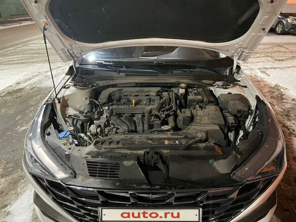 2022 Hyundai Elantra VII (CN7), белый, 1700000 рублей - вид 11