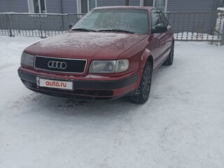 1991 Audi 100 IV (C4), красный, 520000 рублей, вид 1