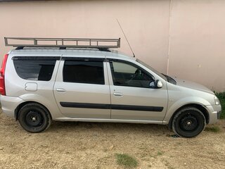 2013 Lada (ВАЗ) Largus I, серебристый, 650000 рублей, вид 2